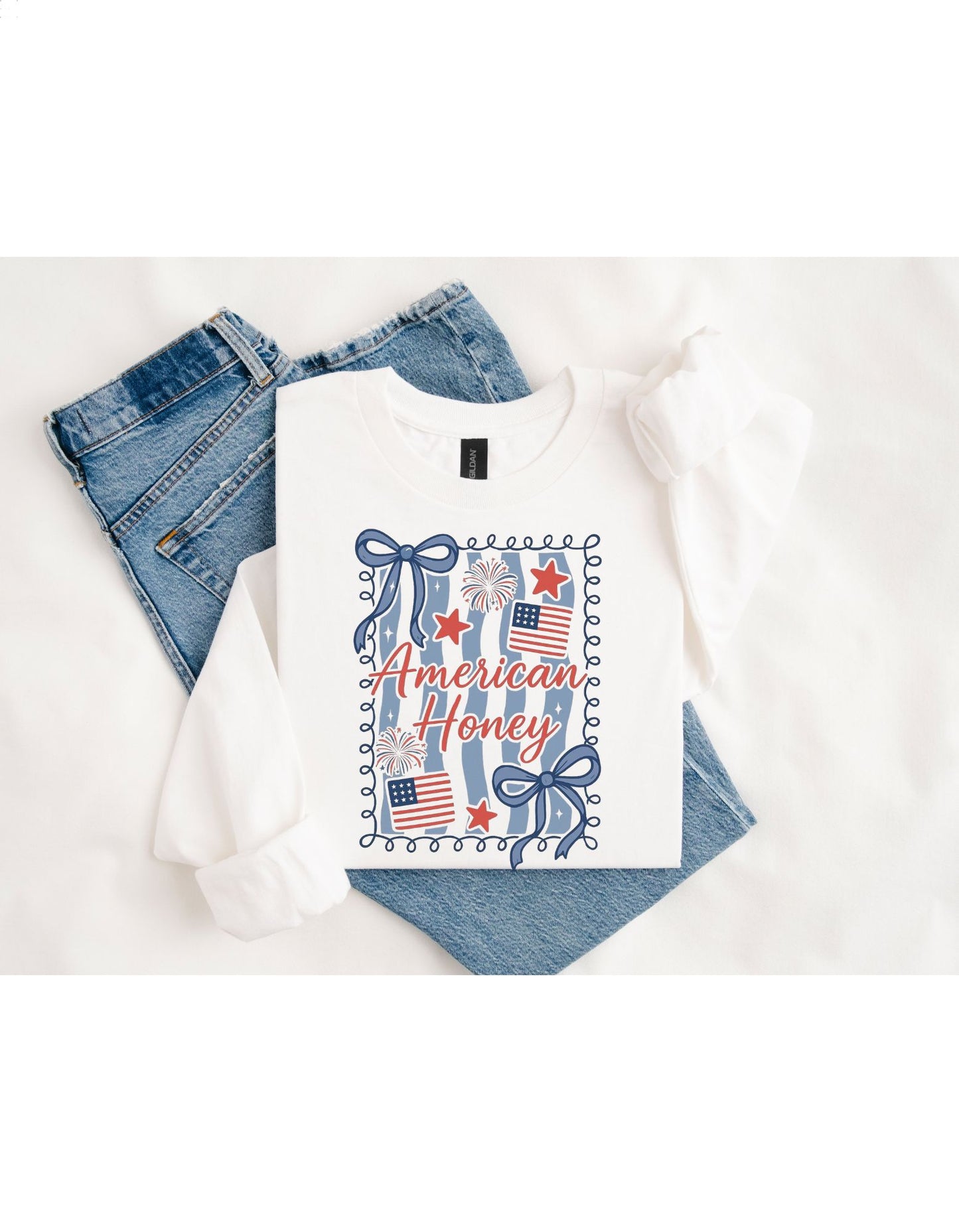 American Honey Stamp T-Shirt & Sweatshirt