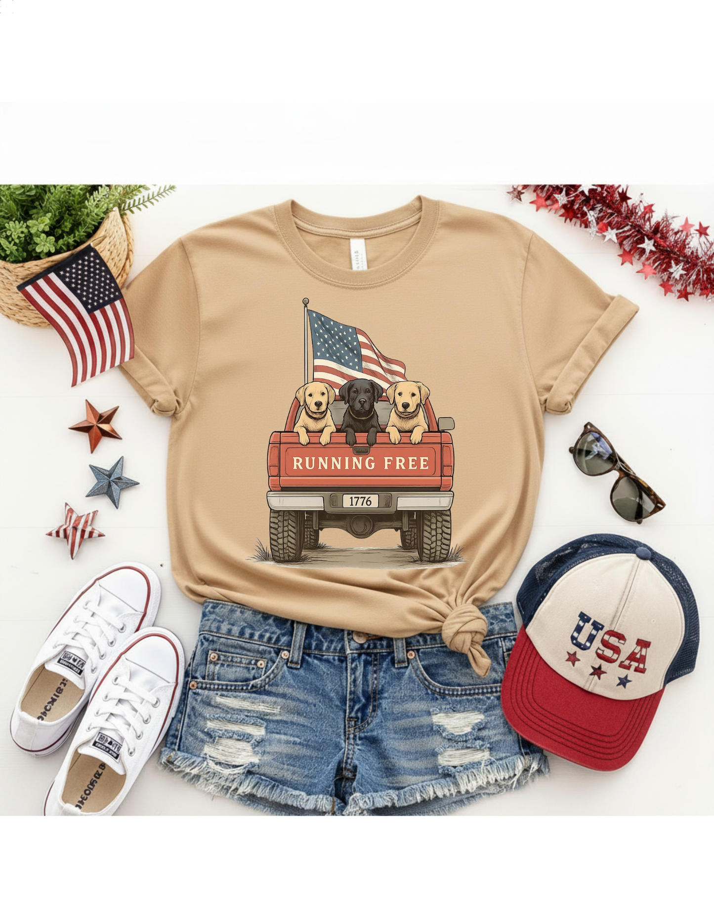 Running Free 1776 Labs Truck T-Shirt & Sweatshirt