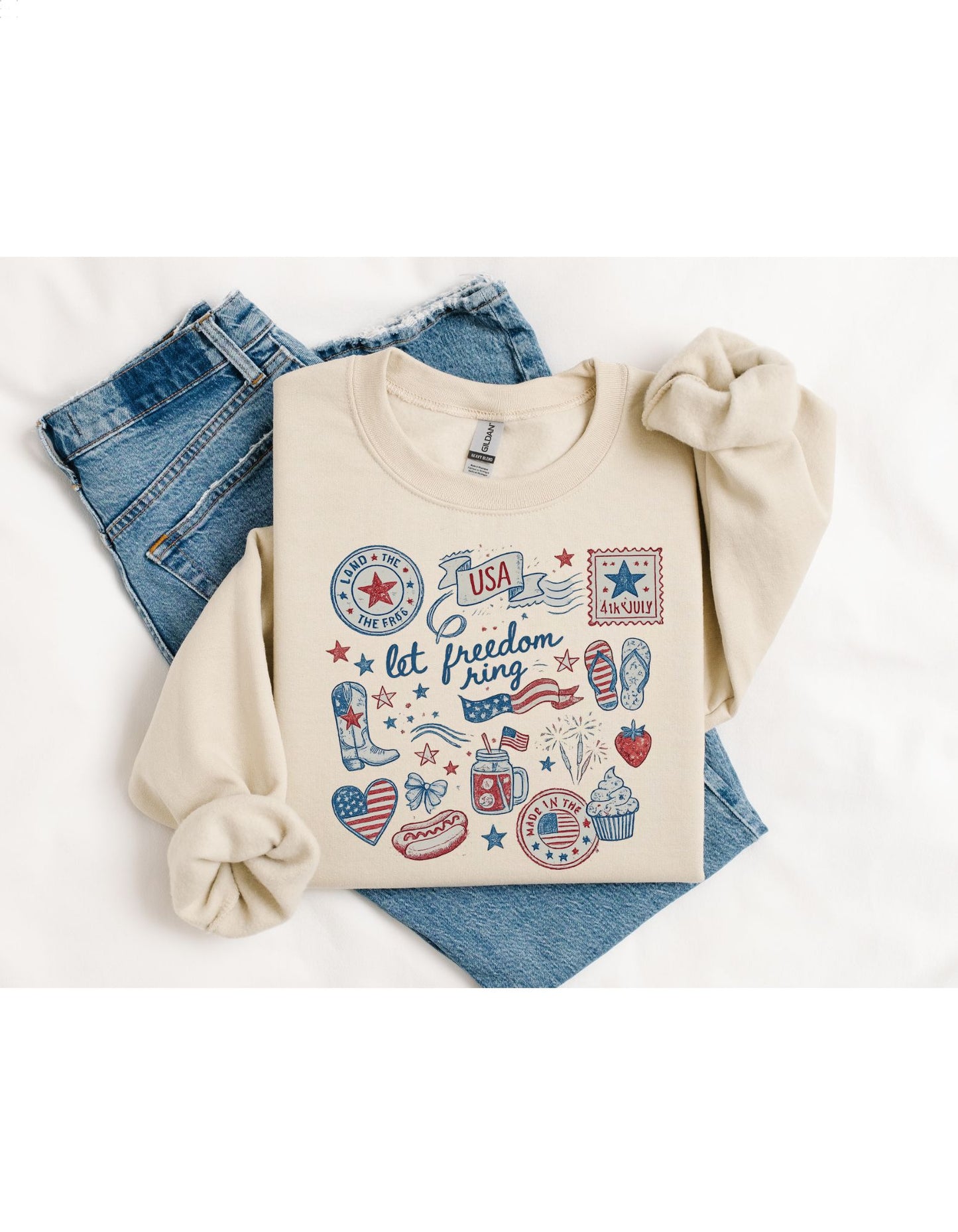 Let Freedom Ring 4th of July T-Shirt & Sweatshirt