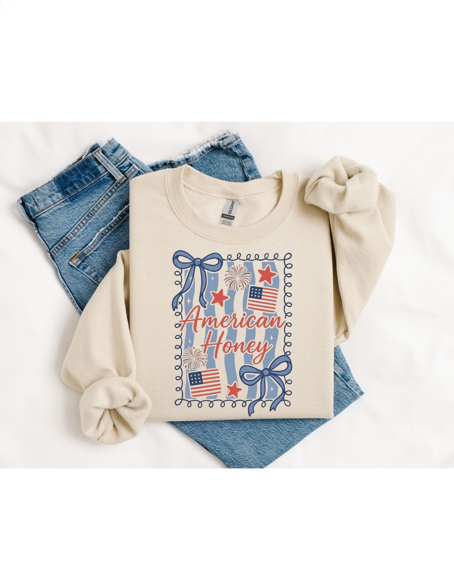 American Honey Stamp T-Shirt & Sweatshirt