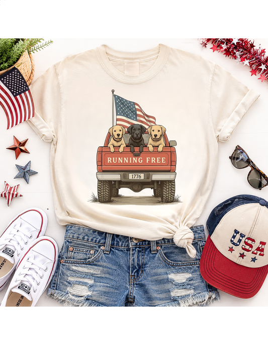 Running Free 1776 Labs Truck T-Shirt & Sweatshirt